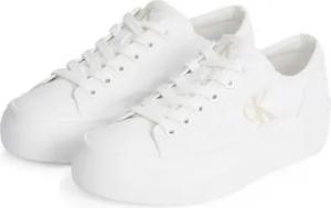Calvin Klein Jeans VULC FLATFORM LOW CV MG Plateausneaker, Schnürschuh, Freizeitschuh, Halbschuh mit seitlichem Logo
