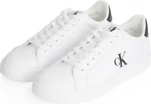 Calvin Klein Jeans 3 CUPSOLE PU Plateausneaker, Freizeitschuh, Halbschuh, Schnürschuh mit gepolstertem Schaftrand