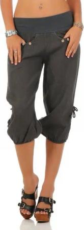 malito more than fashion Caprihose 6302 3/4 Leinenhose