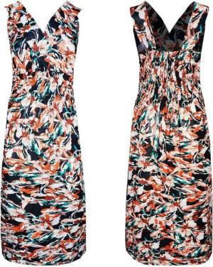 TEXEMP Sommerkleid Damen Sommerkleid Strandkleid Freizeitkleid Trägerkleid Boho Kleid (1-tlg) Atmungsaktiv & Knitterfest - One Size
