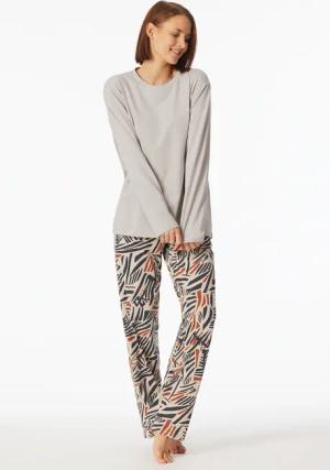 Shirt langarm rundhals grau-jaspe - Mix+Relax 34