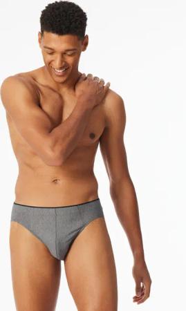 Supermini-Slip nachtblau gestreift - Premium Jacquard 8
