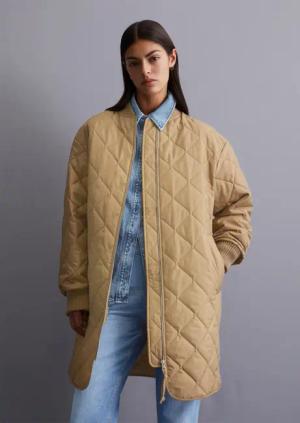 Long-Blouson im Aviator-Stil regular