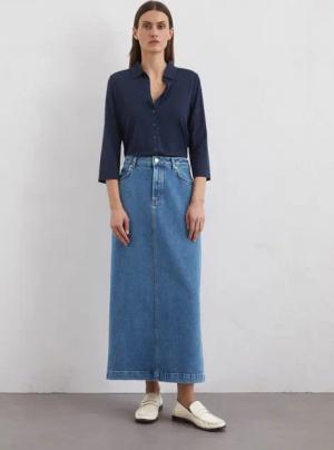 Jersey-Bluse regular