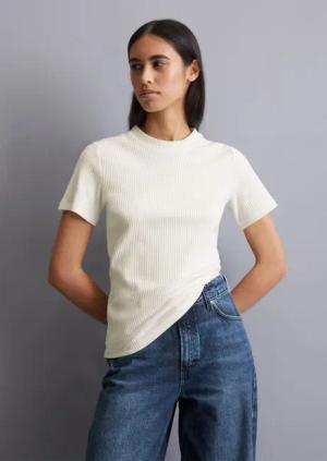 Ripp-Jersey-T-Shirt slim