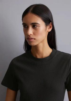 Ripp-Jersey-T-Shirt slim
