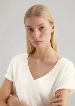 V-Neck-T-Shirt regular