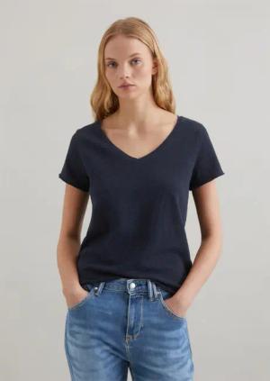 V-Neck-T-Shirt regular