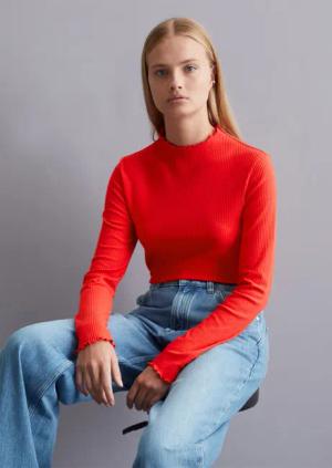 Ripp-Longsleeve slim
