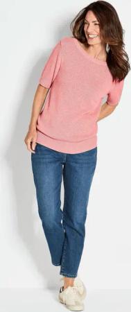 Pullover - pfirsich - Gr. 22 von Goldner Fashion