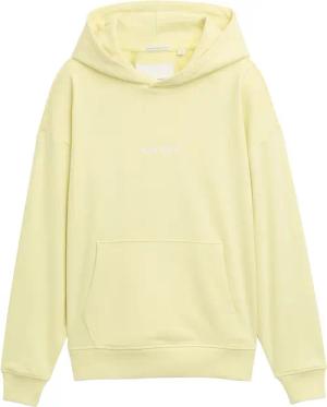 TOM TAILOR Jungen Oversize Hoodie Sweatshirt mit Print, gelb, Uni, Gr. 176