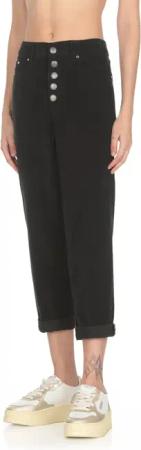Dondup - Black Trousers With Tapered Leg - Größe 31 - schwarz
