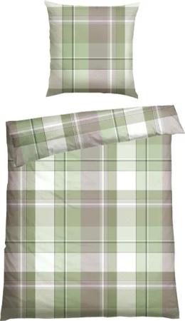 Schiesser Bettwäsche "Ate aus weicher Baumwolle mit einem klassischen Karo-Muster", Made in Green