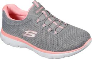Skechers Slip-On Sneaker "SUMMITS", Freizeitschuh, Komfortschuh mit stoßdämpfender Zwischensohle