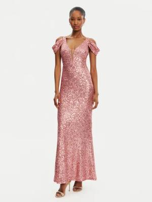 Rinascimento Abendkleid CFC0122589003 Rosa Regular Fit