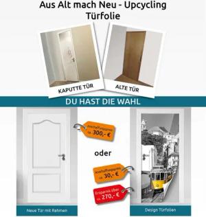 MyMaxxi Dekorationsfolie Türtapete Türposter Türfolie selbstklebend Abend am See Türaufkleber