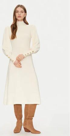Luisa Spagnoli Strickkleid Magalin 58414 Écru Regular Fit
