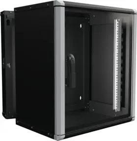 Enoc Wandschrank 12HE 3tlg. sw 19"600x500x668mm Wr2 12-65-S