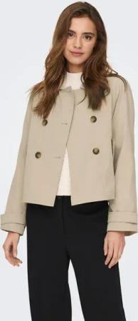 ONLY Blouson Klassischer Trenchcoat für stilvolle Outfits ONLAPRIL LIFE SHORT TRENCHCOAT OTW NOOS