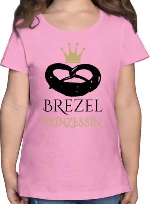 Shirtracer T-Shirt Brezel Prinzessin Mode für Oktoberfest Kinder Outfit