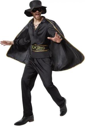 dressforfun Kostüm Herrenkostüm Zorro, In Schwarz gehaltenes Zorro-Outfit