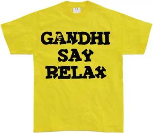 Hybris T-Shirt Gandhi Say Relax T-Shirt
