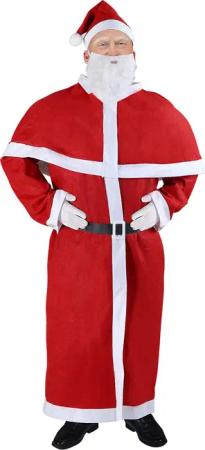 Weihnachtsmann-Kostüm 5-tlg