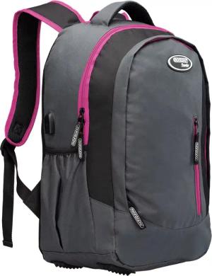Sportrucksack Grau/Pink 34L