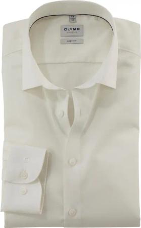 OLYMP Level Five, Business Hemd, body fit, Beige, Kent, 44