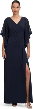 Vera Mont Abendkleid Vera Mont Abendkleid mit Flügelärmeln Materialmix