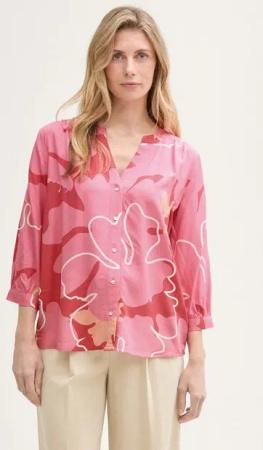 TOM TAILOR Langarmbluse Bluse mit Muster