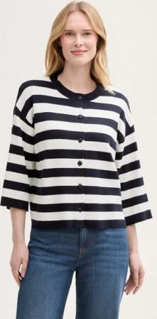TOM TAILOR Cardigan Cardigan mit Streifenmuster