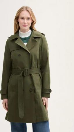 TOM TAILOR Kurzmantel Basic Trenchcoat