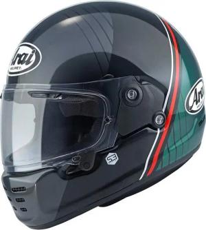 Arai Motorradhelm Concept-XE Temu Helm (waschbar, schmutzabweisend), vorbereitet für Kommunikationssystem,Notfallsystem-Polsterung (EQ