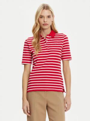 Tommy Hilfiger Poloshirt 1985 WW0WW43224 Rot Regular Fit