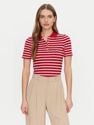 Tommy Hilfiger Poloshirt 1985 WW0WW43225 Rot Slim Fit