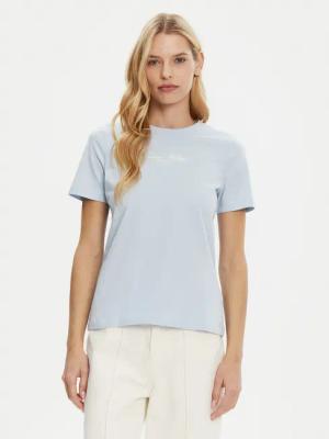 Tommy Hilfiger T-Shirt WW0WW45428 Himmelblau Regular Fit