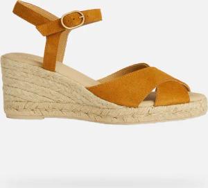 GEOX Schuhe Gelsa Low Dame Dunkelgelb