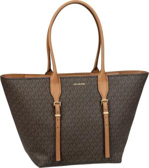 Michael Kors Moore LG Buckle MK SIG in Braun (21 Liter), Shopper