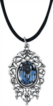 Krikor - Gothic Halskette - Tiefer Ozean - für Damen - silberfarben