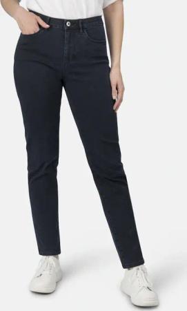 STOOKER WOMEN 5-Pocket-Jeans "Nizza Denim Basic Tapered Fit", Tapered Fit Casual Clean Wash Denim Jeans für Damen
