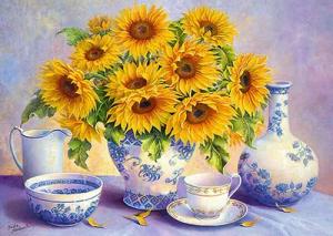 Trefl GmbH Puzzle Sonnenblumen, Puzzleteile