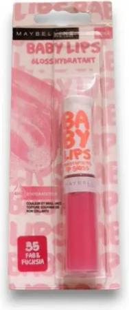MAYBELLINE NEW YORK Lipgloss Baby Lip Gloss 35 Fab & Fuchsia 5ml
