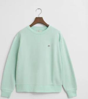Gant Sweatshirt SHIELD C-NECK SWEAT Grafische GANT-Stickerei auf der Brust