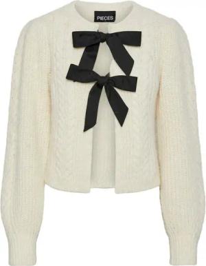 pieces Cardigan - Eleganter Strickcardigan mit Schleifendetail für Damen