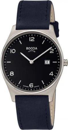 Boccia 3655-02 Herrenuhr Titanium 38mm 5ATM