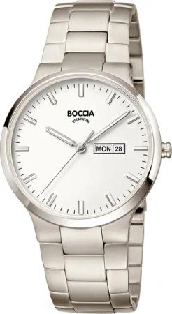 Boccia 3649-01 Herrenuhr Titanium 39mm 5ATM