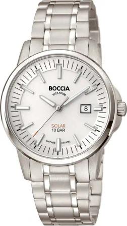 Boccia 3643-03 Herrenuhr Solar Titanium 39mm 10ATM