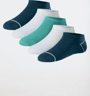 Herrensocken Sneaker 5er-Pack mehrfarbig - Bluebird 39/42
