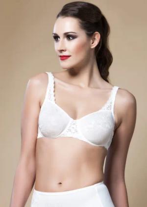 Minimizer-BH mit Bügel - weiß - Gr. 85 D von Goldner Fashion